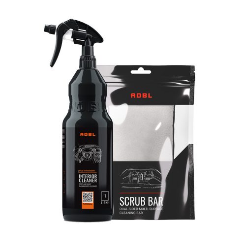 ADBL Interior Cleaner 1L & Scrub Bar - Műanyagtisztító csomag
