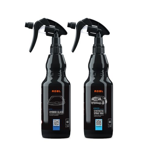 ADBL Synthetic Spray Wax 0,5L & Hybrid Glass Cleaner 0,5L- Vízlepergető csomag