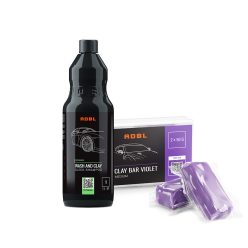   ADBL Wash and Clay 1L & Clay Bar Violet - Lakktisztító csomag