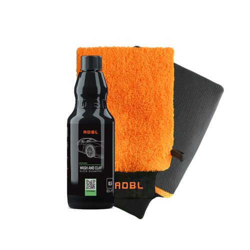 ADBL Wash and Clay 0,5L & Clay Mitt - Lakktisztító mosás csomag